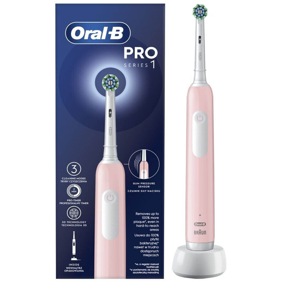 Brosse à dents électrique Oral-B Pro Series 1 rose