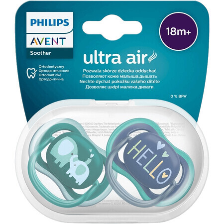 Philips Avent Ultra air 18m+ bambino (elefante) 2 pz.