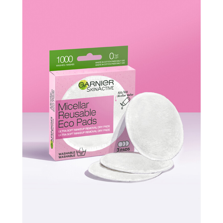 Garnier Eco Pads - Dischetti struccanti riutilizzabili 3 pz.