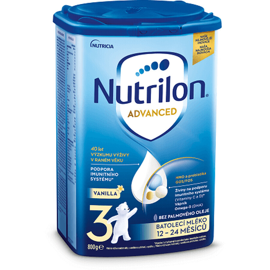 Nutrilon 3 Advanced Vanilla Säuglingsnahrung 800 g