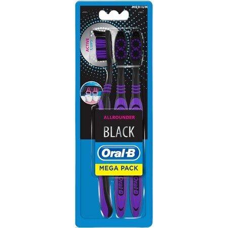 Toothbrush Oral-B Sensitive Black 3 pcs