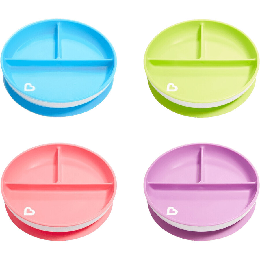 Munchkin plate with suction cup