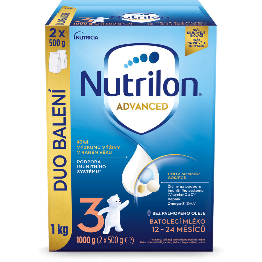 Nutrilon 3 Kleinkindermilch Säuglingsnahrungspulver 1000 g