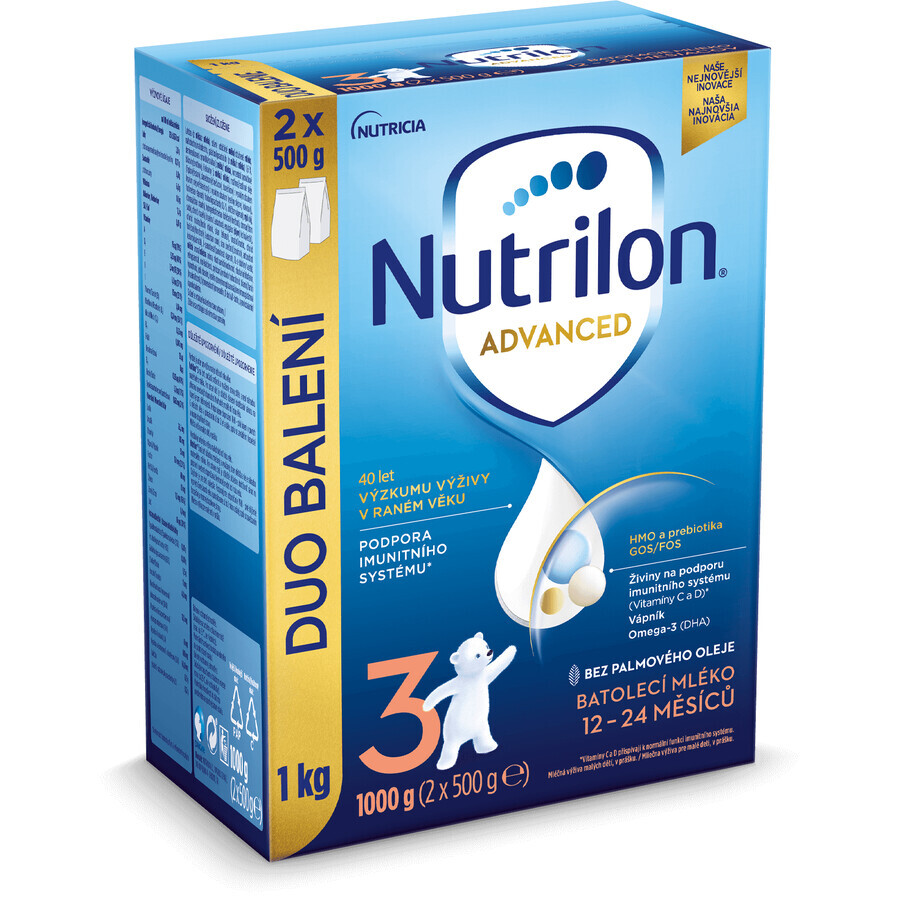 Nutrilon 3 Kleinkindermilch Säuglingsnahrungspulver 1000 g