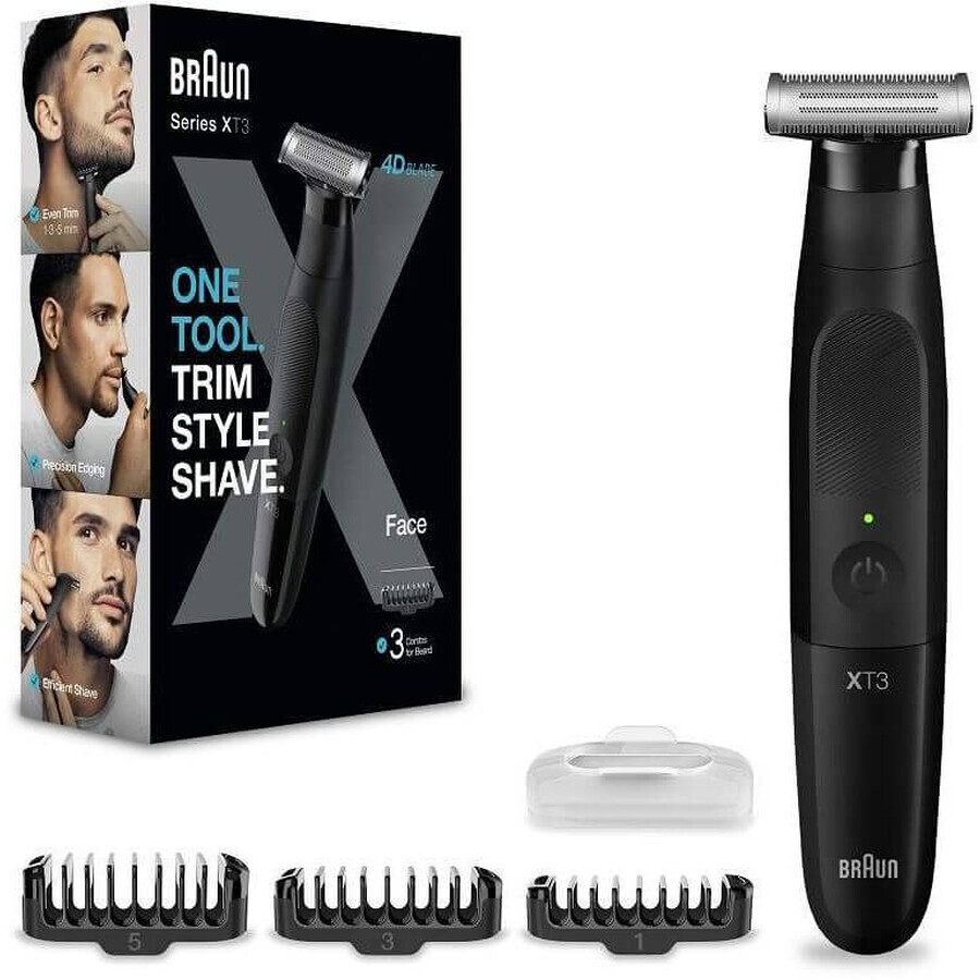 Braun Beard Trimmer X Series XT3100 for facial hair removal