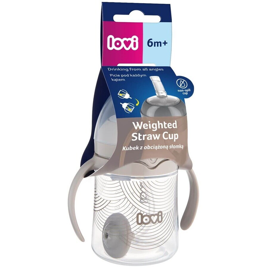 LOVI First Harmony 150ml straw and weight mug