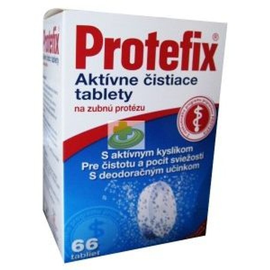 Protefix Active Prothese Reinigings tabletten 66 stuks