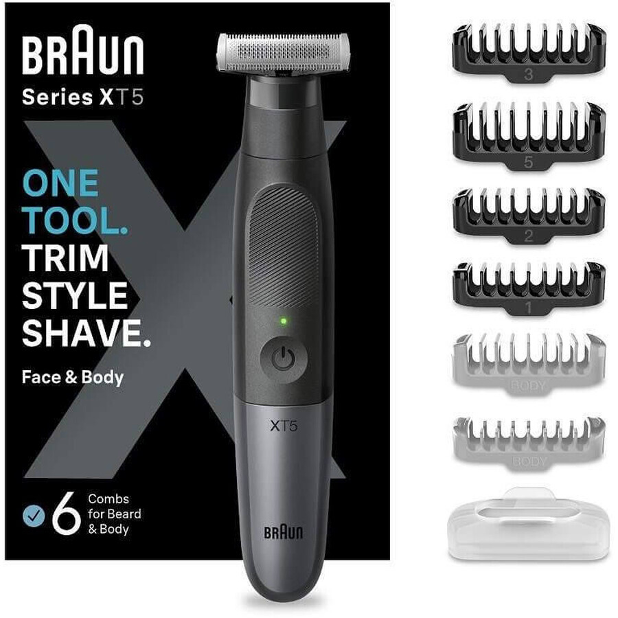 Braun X Series Hybrid XT5200 Men's Electric Face and Body Trimmer Braun X Series Hybrid XT5200