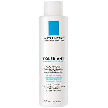 La Roche-Posay TOLERIANE DERMO-NETTOYANT Emulsione detergente per viso e occhi 200 ml