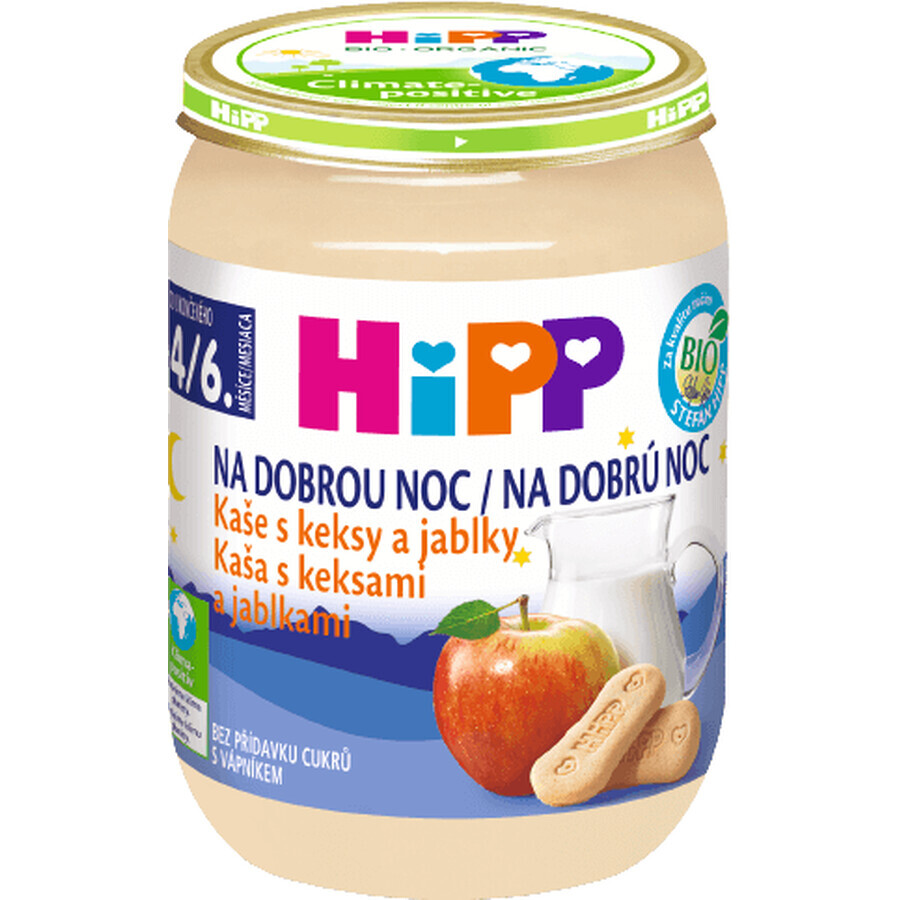 HiPP Organic Good Night Porridge with biscuits and apple 190 g