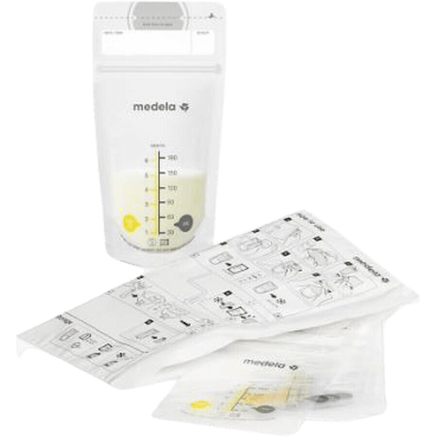 Medela breast milk storage bags 25 x 180 ml