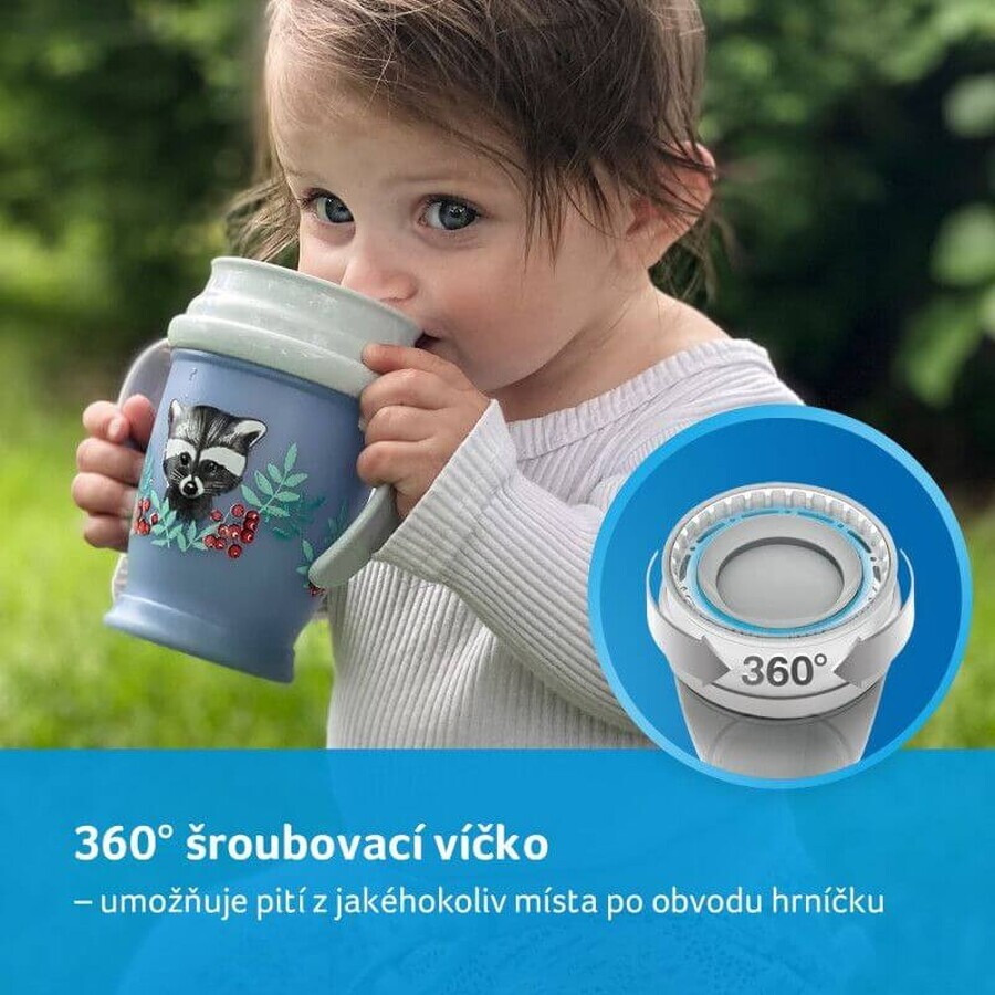 LOVI Mug 360 Wild soul 9m+ boy 250 ml