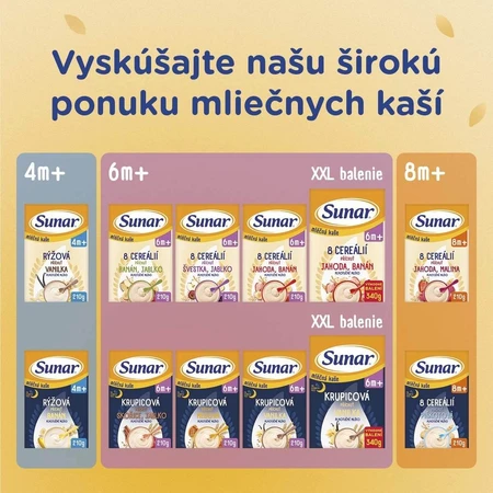 Porridge de riz à la vanille Sunar 210 g