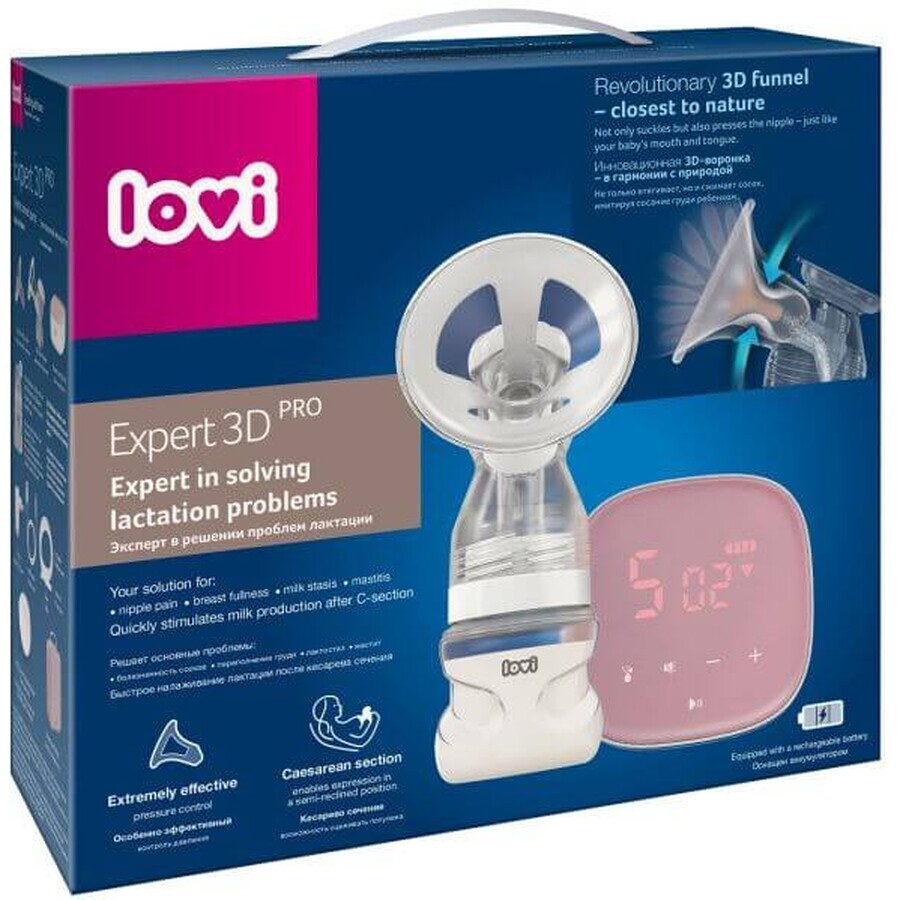 LOVI Expert 3D PRO two-stage electric breast pump