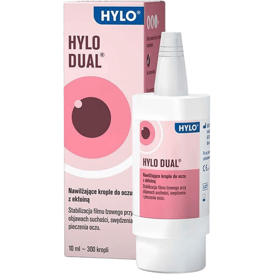 Hylo Eye Care HYLO DUAL Picături hidratante pentru ochi 10 ml