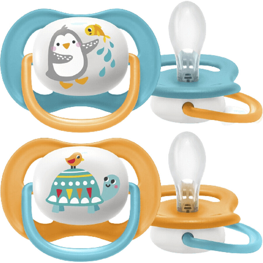 Philips Avent Ultra ciuccio ad aria per animali domestici 6-18m ragazzo 2 pz.