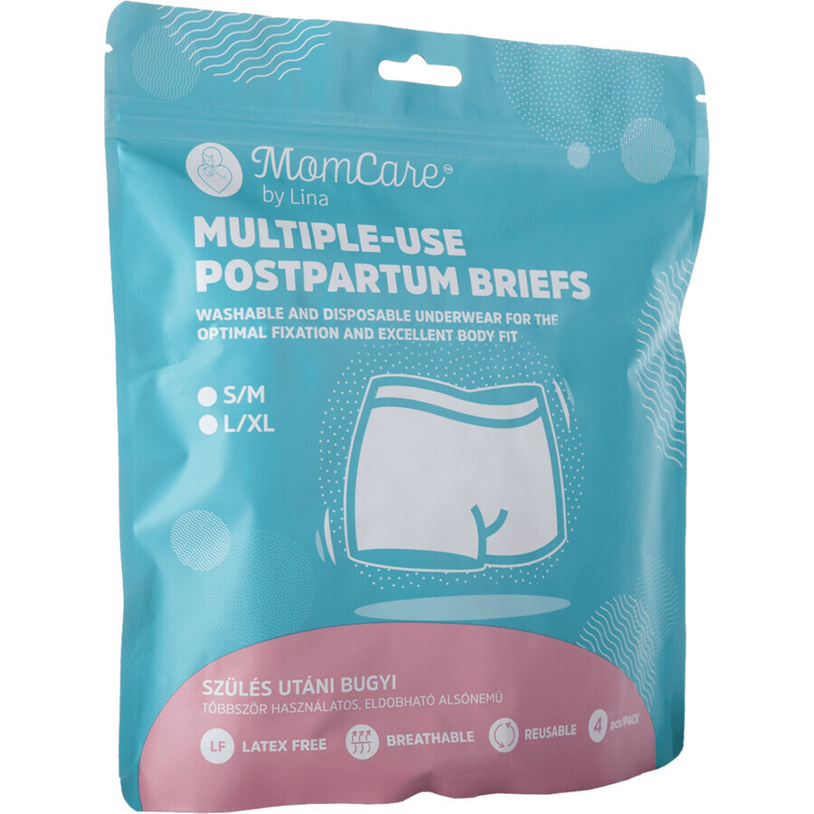 Culotte post-partum réutilisable MomCare Taille. L-XL 4 pcs