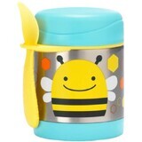 Thermosfles met vork Skip Hop Zoo Food - Bee 12m+ 325 ml