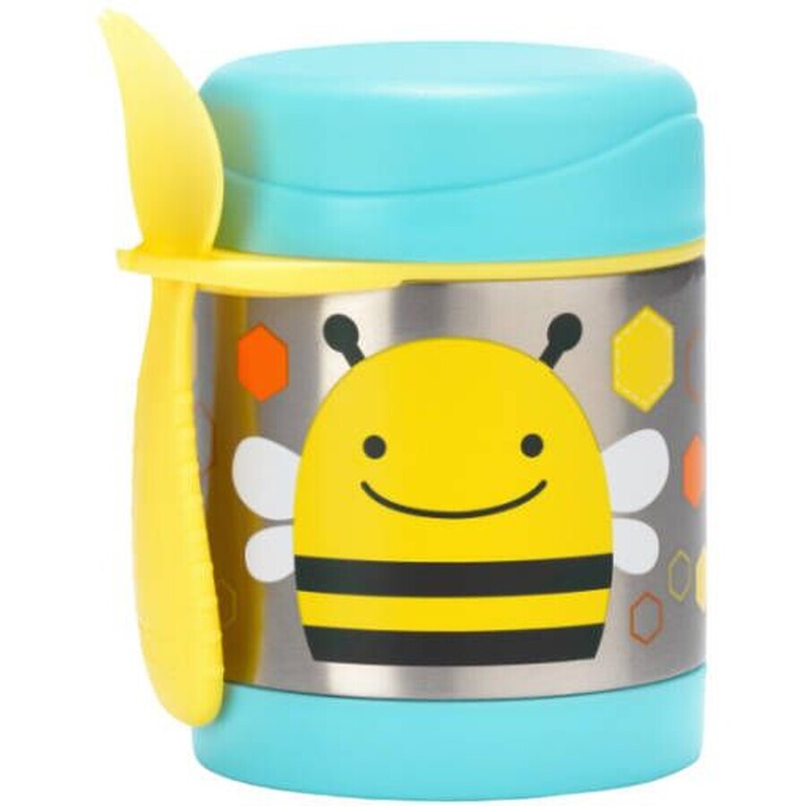 Thermosfles met vork Skip Hop Zoo Food - Bee 12m+ 325 ml