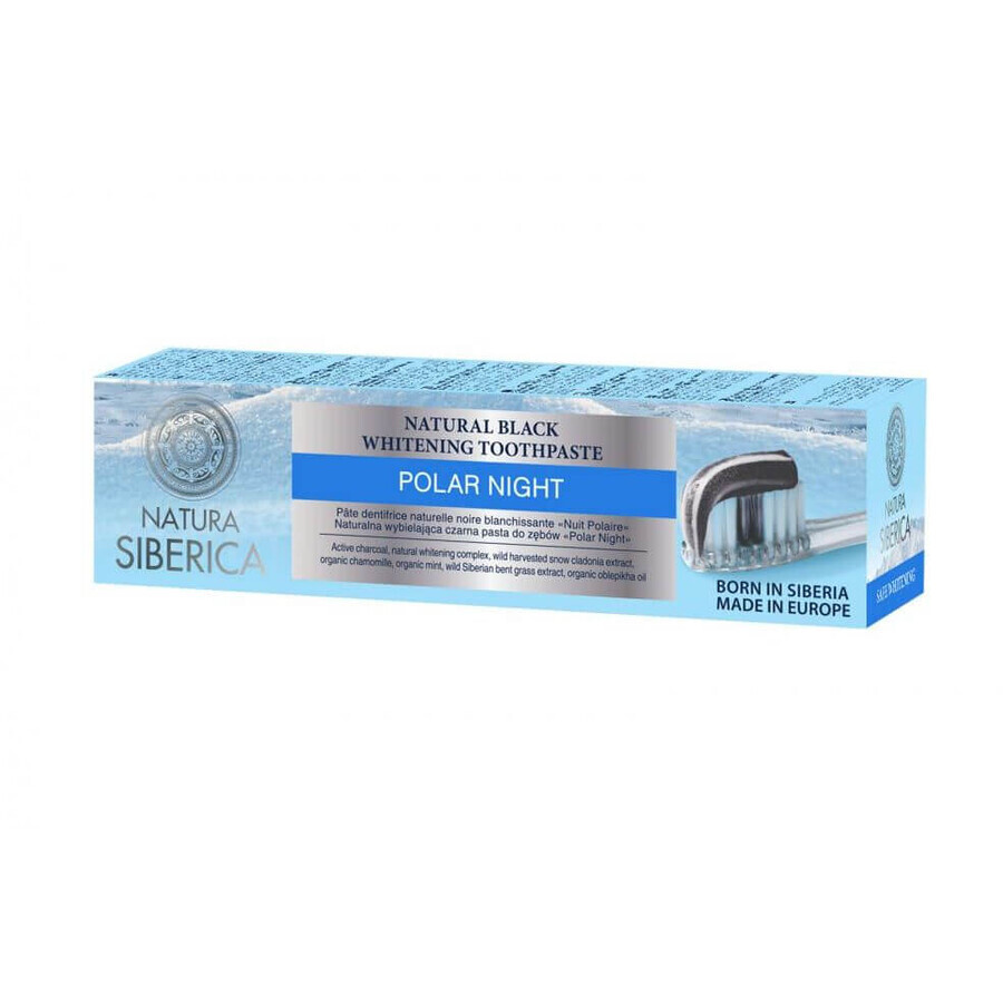 Dentifrice Natura Siberica Natural Black Whitening - Polar Night 100 g