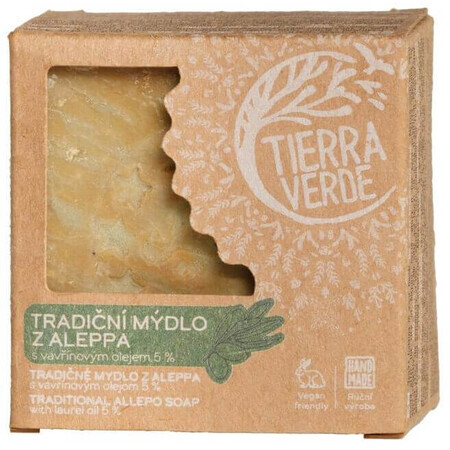 Sapone Tierra Verde Aleppo 5% in confezione da 190 g