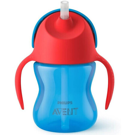 Philips Avent Tasse à paille à partir de 9 mois avec poignées, garçon, 200 ml