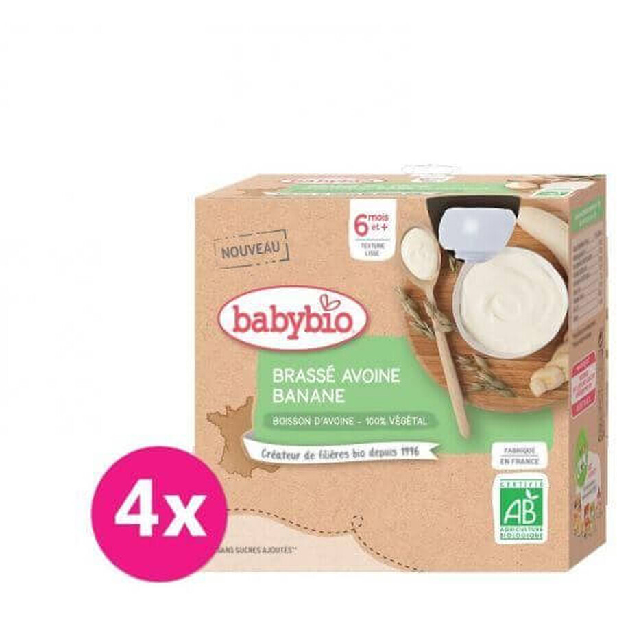 Babybio haverpap met banaan 4 x 85 g