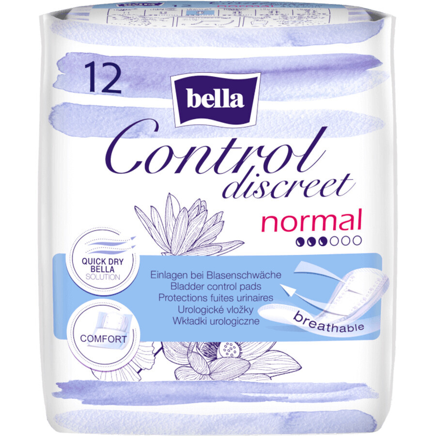 Bella Control Discreet Normaal Urologische Pads 12 stuks