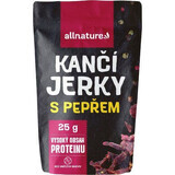 Allnature Boar Jerky cu piper 25 g