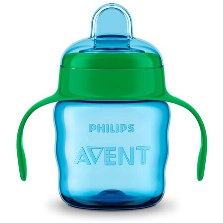 Philips Avent Classic eerste beker met handvatten jongen, 1 x 200 ml