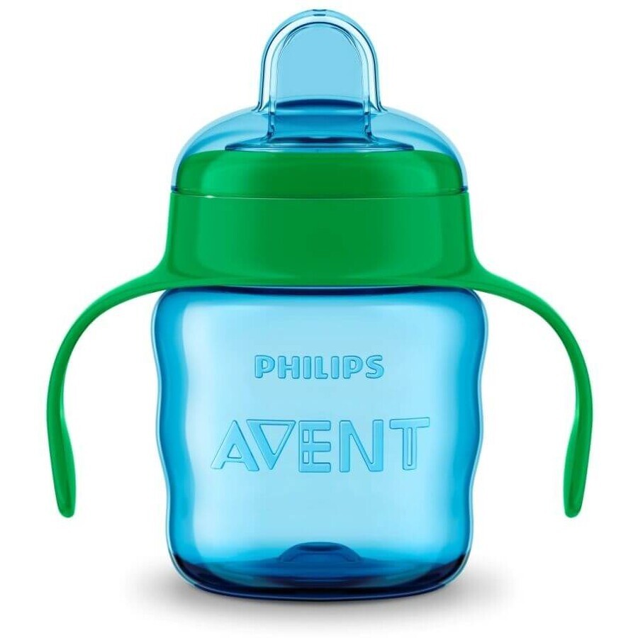 Philips Avent Classic eerste beker met handvatten jongen, 1 x 200 ml