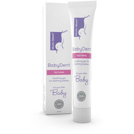 Multi-Mam BabyDent Bio-klevende bijtgel, 15 ml