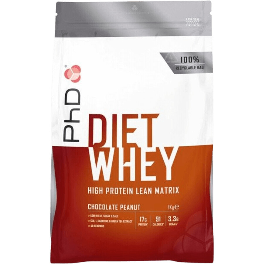 PhD Nutrition Dieet Whey Chocolade Noot 1 kg