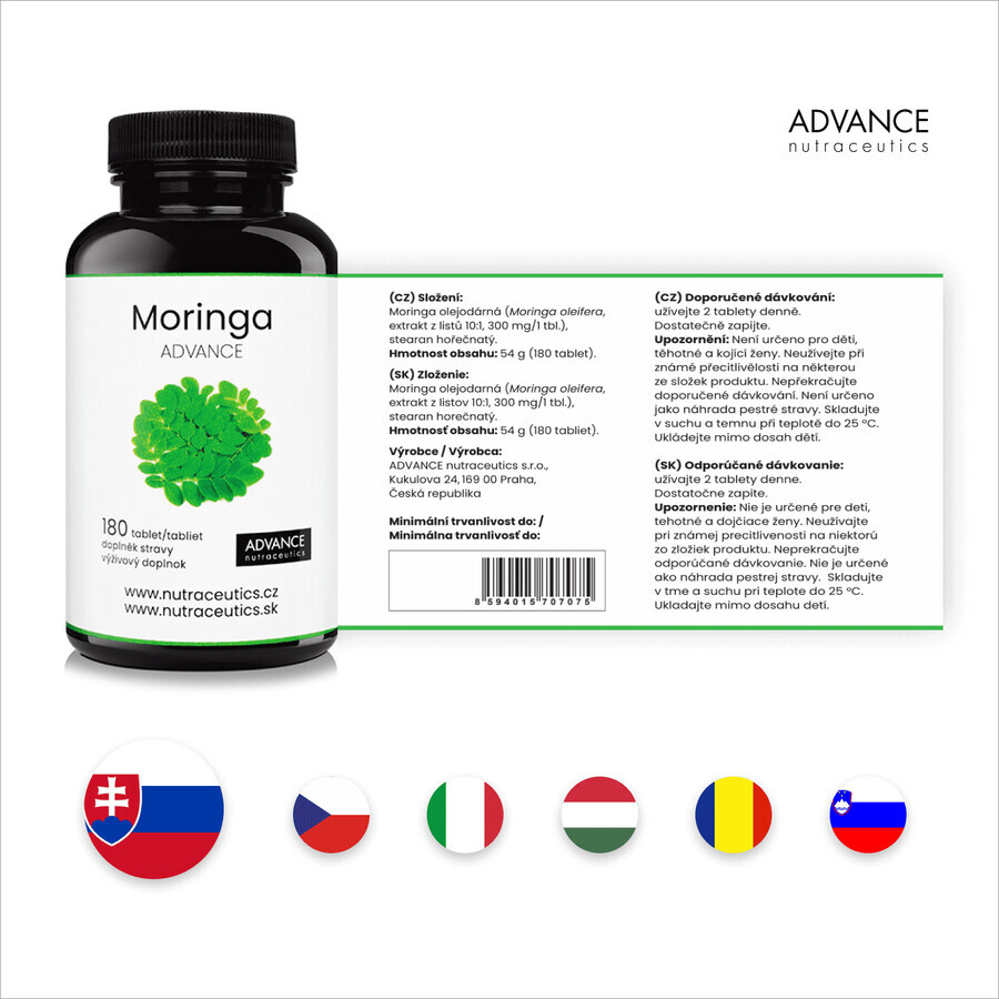 Advance Moringa, 180 Tabletten