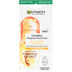 Garnier Skin Naturals Resistance Fläschchen in Textil Maske mit Vitamin C und Ananas-Extrakt 15 g