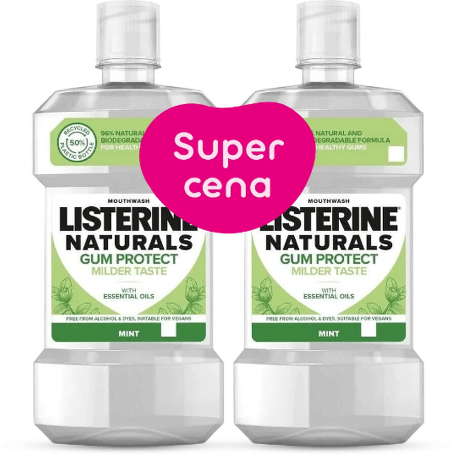 Listerine Naturals Gum Protect 2 x 500 ml