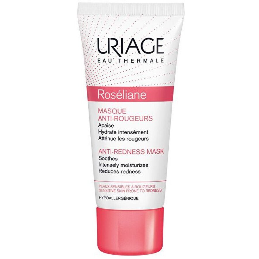 Masque d'Uriage pour peaux sensibles et sujettes aux rougeurs (Roseliane Masque) 40 ml