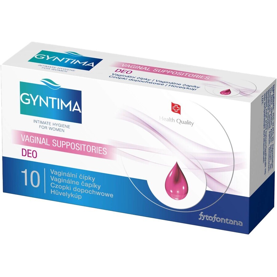 Fytofontana Gyntima Vaginalzäpfchen DEO 10 Stück