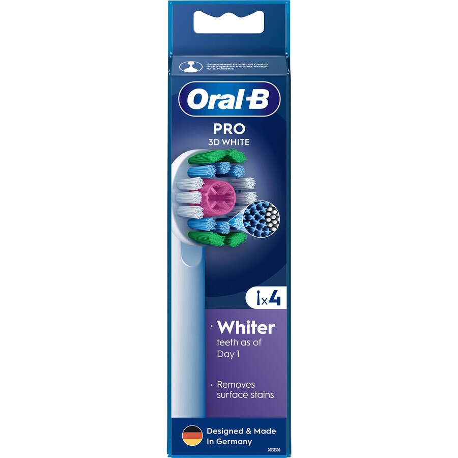 Oral-B Pro 3D White Ersatzköpfe 4 Stück