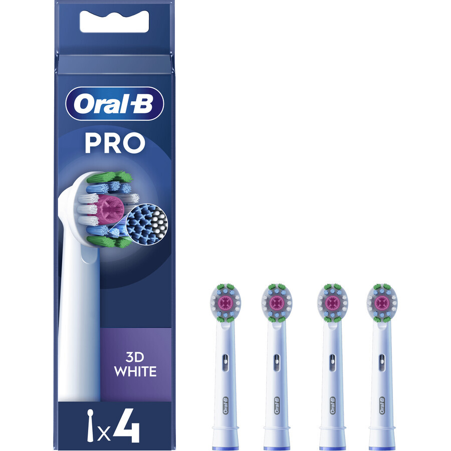 Oral-B Pro 3D White Ersatzköpfe 4 Stück