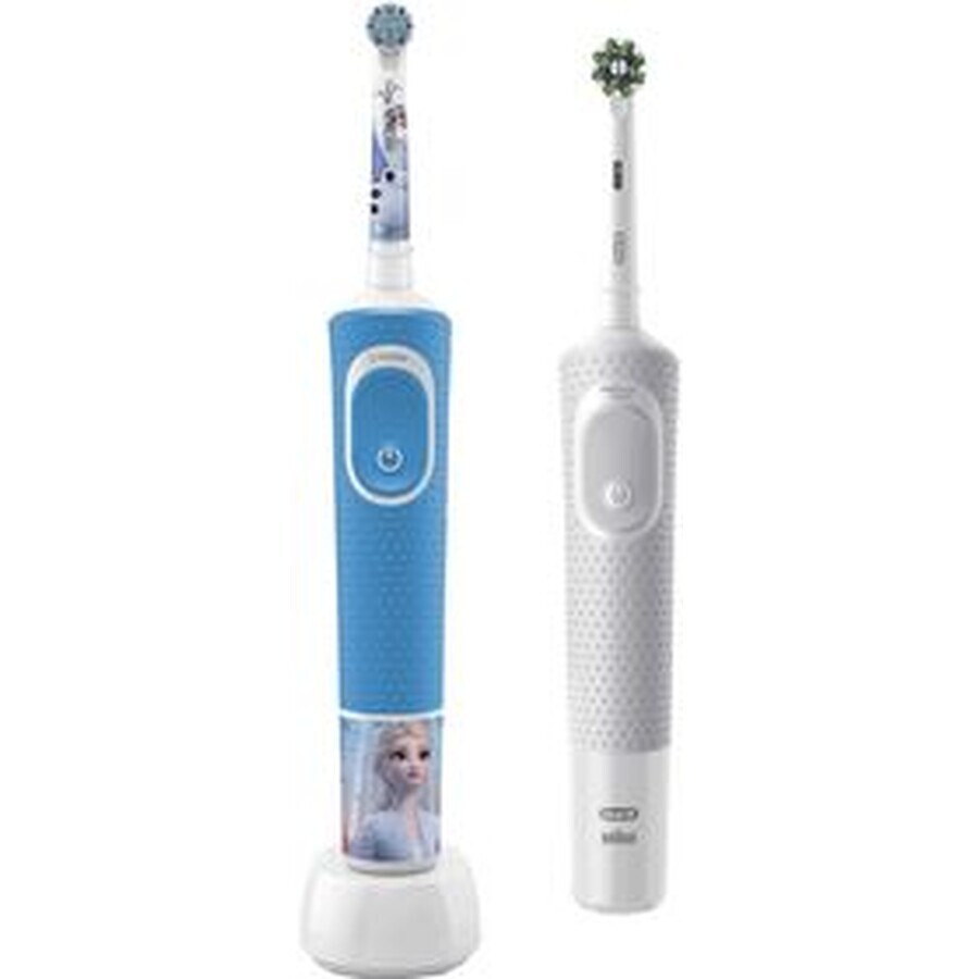 Oral-B Family - Vitality Pro Protect X D103 blanc + D100 congelé