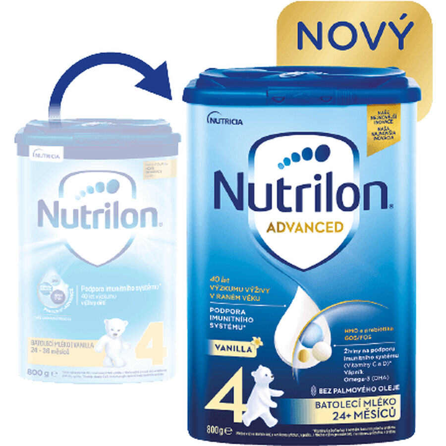 Nutrilon 4 Advanced Toddler Vanille Milchpulver 800 g