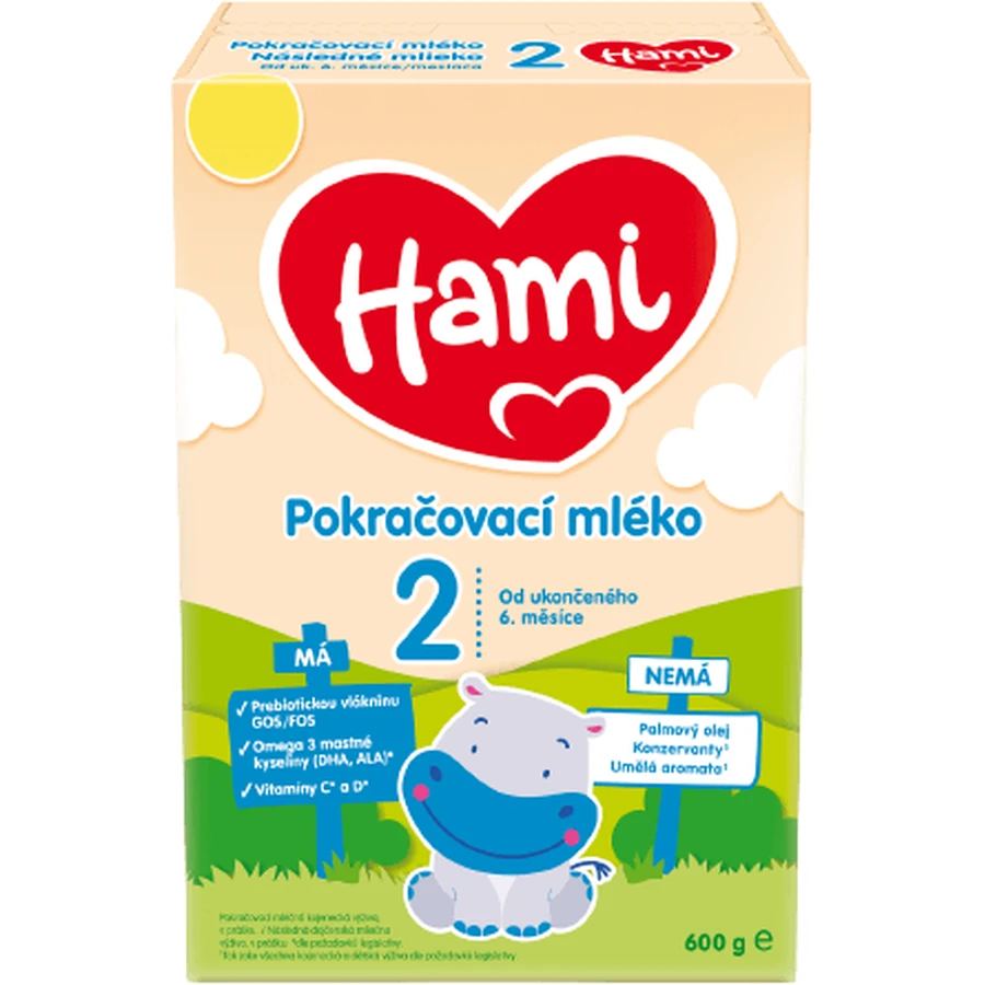 Hami 2 Follow-up Säuglingsmilch aus dem Vereinigten Königreich. 6 Monate 600 g