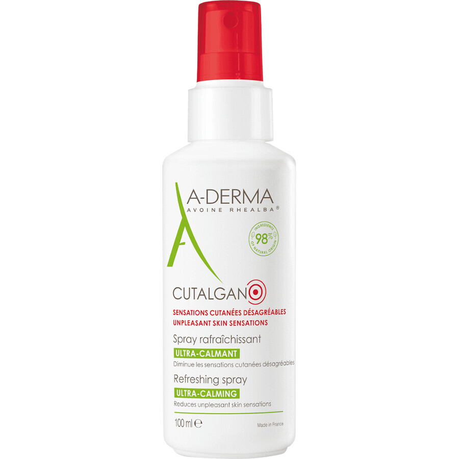 A-Derma Cutalgan Spray rafraîchissant ultra-apaisant 100 ml