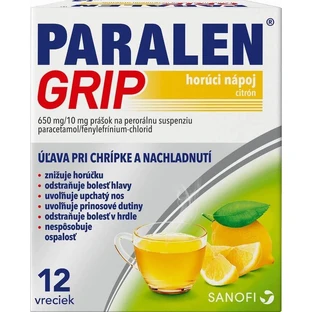 Paralen Grip Boisson chaude au citron 12 sachets