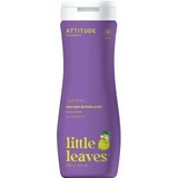 Attitude Baby body soap and shampoo (2 in 1) with vanilla and pear flavor Little leaves 473 ml