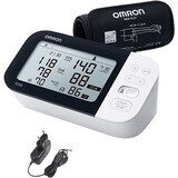 Omron M7 Intelli IT AFib slimme arm digitale tonometer + voeding (SET), 5 jaar garantie