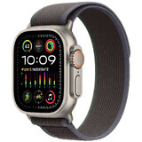 Apple Watch Ultra 2 GPS + Cellulaire, boîtier en titane 49 mm avec boucle Trail Loop bleue/noire - M/L