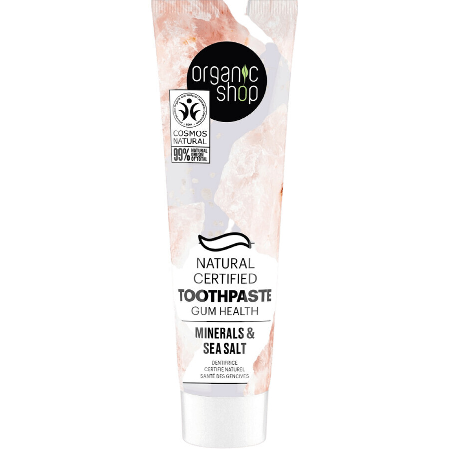 Organic Shop Toothpaste for healthy gums Minerals and sea salt 100 g