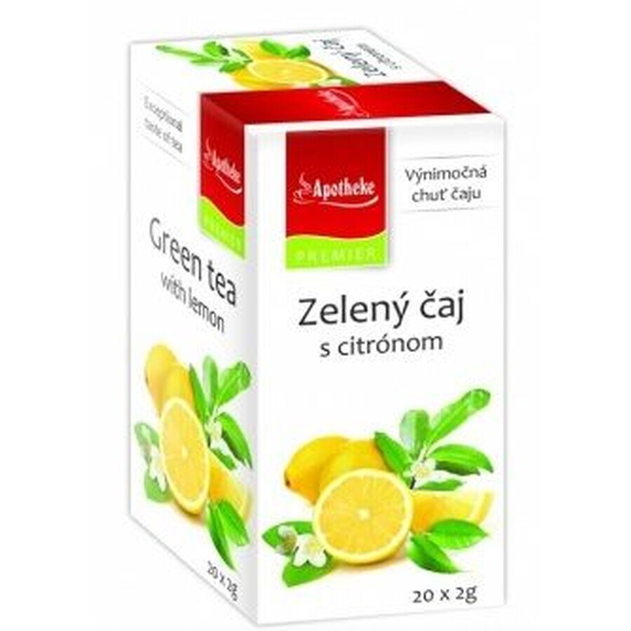 Apotheke Premier Selection green tea with lemon 20 x 2 g